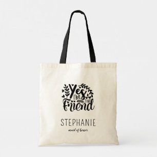 Personalisierte Trauzeugin-Tasche als Geschenk Tragetasche
