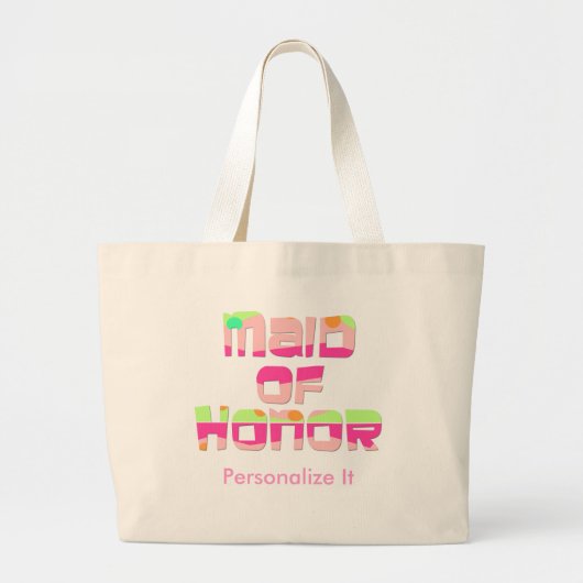 Personalisierte Trauzeugin Tote Tasche (Vorne)