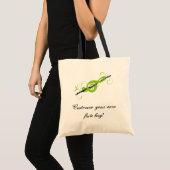 Personalisierte Treble Clef & Flute Tragetasche (Vorderseite (Produkt))