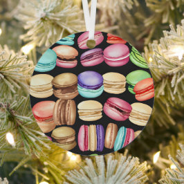Personalisierte trendy Artistic Watercolor Macaron Ornament Aus Metall
