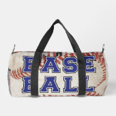 Personalisierte trendy Baseball-Team-Illustration Duffle Bag (Rückseite)