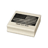 Personalisierte Trendy USA Flag Gummistempel (Stempel)