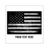 Personalisierte Trendy USA Flag Gummistempel (Prägung)
