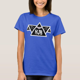 Personalisierte Triangle-Initialen von Halloween B T-Shirt