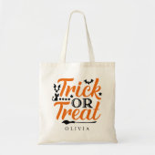 Personalisierte Trick- oder Treatingbeutel Tragetasche (Vorne)