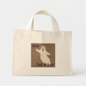 Personalisierte Trick- oder Treatment-Tasche Mini Stoffbeutel (Vorne)