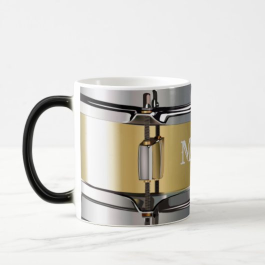 Personalisierte Trommel Morphing-Tasse Verwandlungstasse (Links)