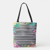 Personalisierte Tropical Shopping Tote Bag Tasche (Rückseite)