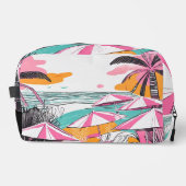 Personalisierte Tropical Vibes Design Toilettenbeu Waschbeutel (Vorderseite)