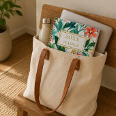 Personalisierte tropische Blumen Planer