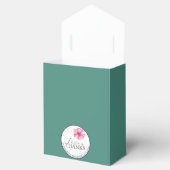 Personalisierte tropische Hochzeit in Urlaubsort Geschenkschachtel (Geöffnet)