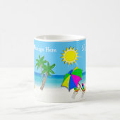 Personalisierte tropische Kaffee-Tassen, 2 Kaffeetasse (Mittel)