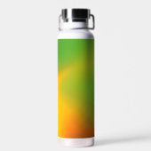 Personalisierte tropische Melonen-Grün Trinkflasche (Rückseite)