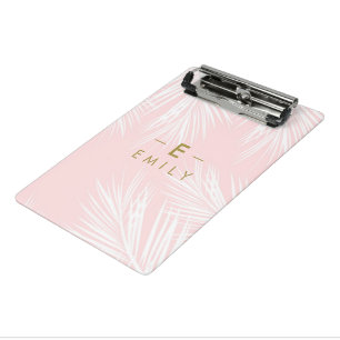 personalisierte Tropische Rose Mini Klemmbrett