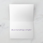 Personalisierte tropische Wasserruhestandsregelung Karte (Innenseite)