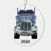 Personalisierte Trucker-Ornament Keramik Ornament (Links)