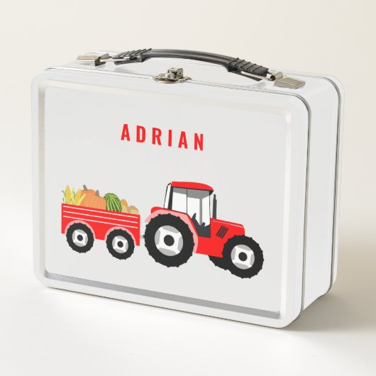 Personalisierte Truckzüchterschule Metall Brotdose (Vorderseite)