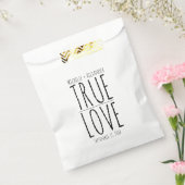 Personalisierte True Love Wedding Leckerei Geschenktütchen (Versiegelt)