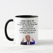 Personalisierte Trump-Tasse für Mama Vater Onkel S Tasse (Links)