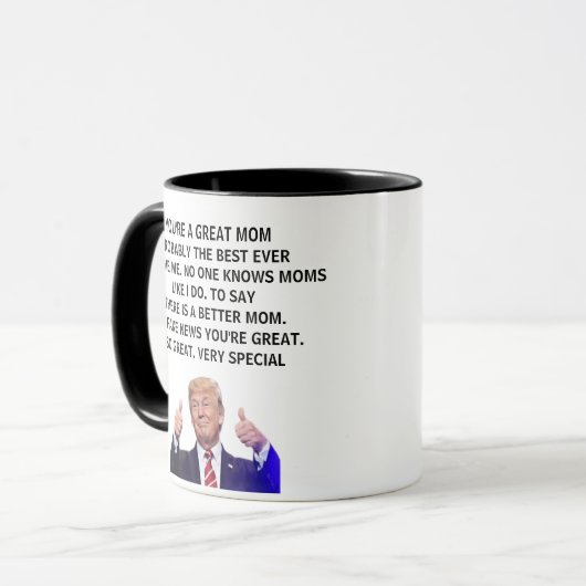 Personalisierte Trump-Tasse für Mama Vater Onkel S Tasse (Vorderseite Links)
