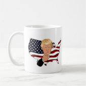 PERSONALISIERTE TRUMP-TASSE KAFFEETASSE (Links)