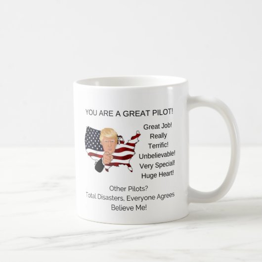 PERSONALISIERTE TRUMP-TASSE KAFFEETASSE (Rechts)