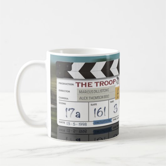 Personalisierte Truppe-Film Windsor Tasse (Links)
