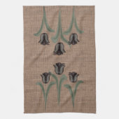 Personalisierte Tulips Geschirrtuch (Vertikal)
