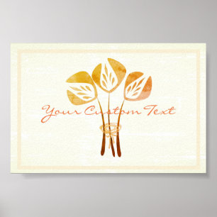 Personalisierte Tulips Poster