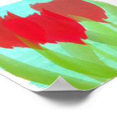 Personalisierte Tulips Poster (Ecke)