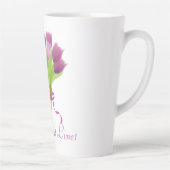 Personalisierte Tulpen Milchtasse (Rechts)