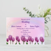 Personalisierte Tulpenhochzeit (Stehend Vorderseite)