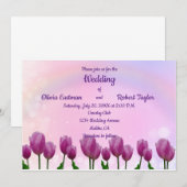 Personalisierte Tulpenhochzeit (Vorne/Hinten)
