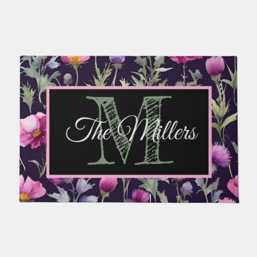 Personalisierte Tür Fußmatte (Vorderseite)