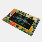 Personalisierte Tür Fußmatte (Schrägansicht)