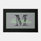 Personalisierte Tür Fußmatte (Vorderseite)