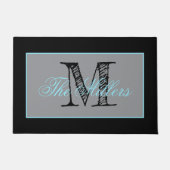 Personalisierte Tür Fußmatte (Vorderseite)