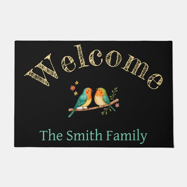 Personalisierte Tür Fußmatte (Vorderseite)