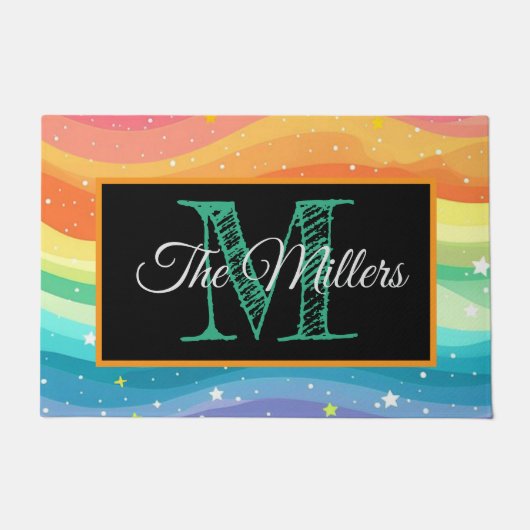Personalisierte Tür Fußmatte (Vorderseite)