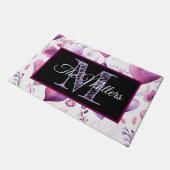 Personalisierte Tür Fußmatte (Schrägansicht)