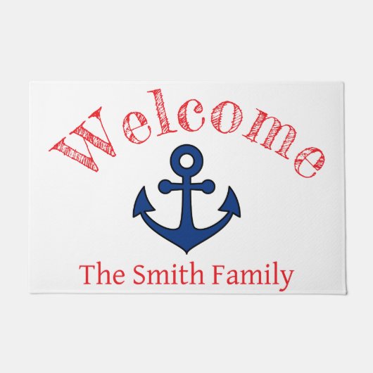 Personalisierte Tür Fußmatte (Vorderseite)