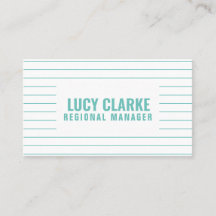 Personalisierte "Türkisstreifen" (amerikanisch)