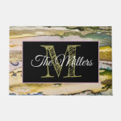 Personalisierte Türmatte bunt (Vorderseite)