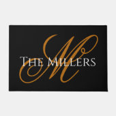 Personalisierte Türöffnung personalisiert Fußmatte (Vorderseite)