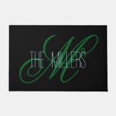 Personalisierte Türöffnung personalisiert Fußmatte (Vorderseite)