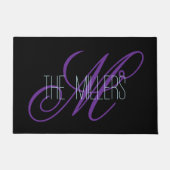 Personalisierte Türöffnung personalisiert Fußmatte (Vorderseite)