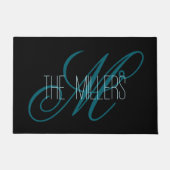 Personalisierte Türöffnung personalisiert Fußmatte (Vorderseite)