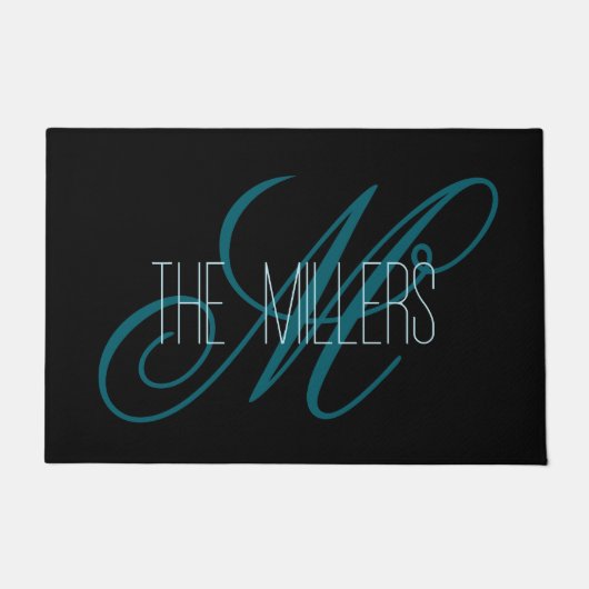 Personalisierte Türöffnung personalisiert Fußmatte (Vorderseite)