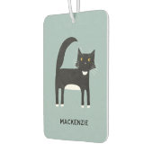Personalisierte Tuxedo-Katze Autolufterfrischer (Links)