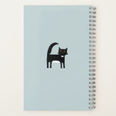 Personalisierte Tuxedo-Katze Notizblock (Rückseite)